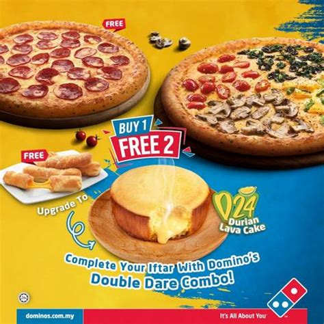 Gọi ngay 1900 6099 để đặt hàng. 19 May 2020 Onward: Domino's Pizza Buy 1 Free 2 Promotion ...