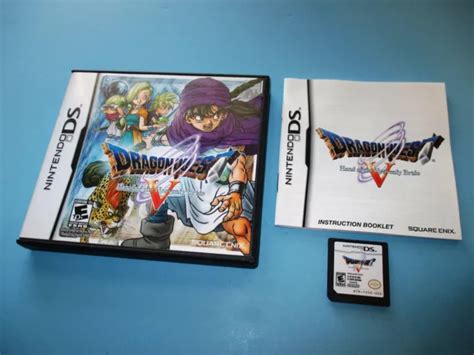 Dragon Quest V Hand Of The Heavenly Bride Nintendo Ds Wcase And Manual 19995 Picclick