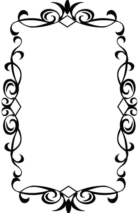 Black Damask Border Clipart 10 Free Cliparts Download Images On