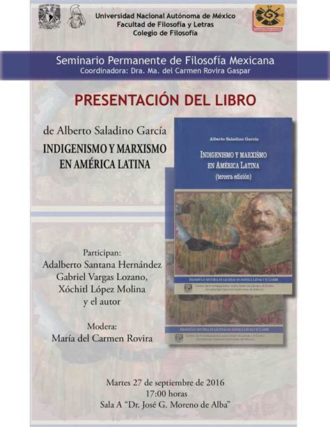 Presentación Del Libro Indigenismo Y Marxismo En América Latina