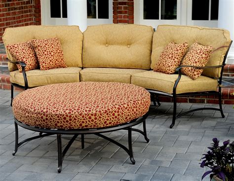 Winston outdoor furniture awesome furniture winston patio furniture. Agio Heritage Outdoor Semi-Round Sectional Sofa | Wilson's ...
