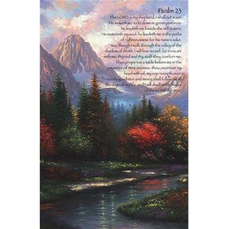 Anchor Wallace Publishers 149478 Psalm 23 Mountain Artwork Bulletin