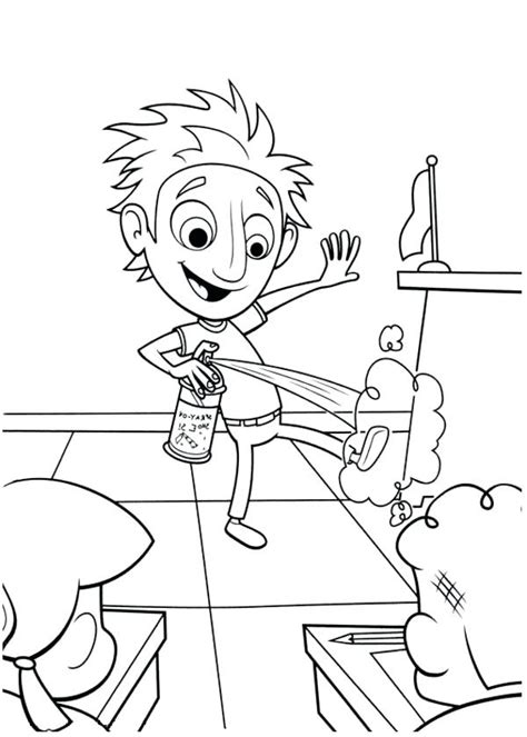 So you can print your own coloring book. Cloudy With A Chance Of Meatballs 2 Coloring Pages at ...