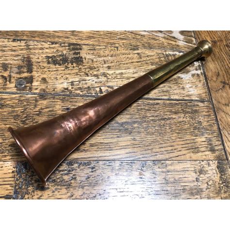 Rare Survivor Vintage Brass And Copper Hunting Horn By Kohler 1862 1881
