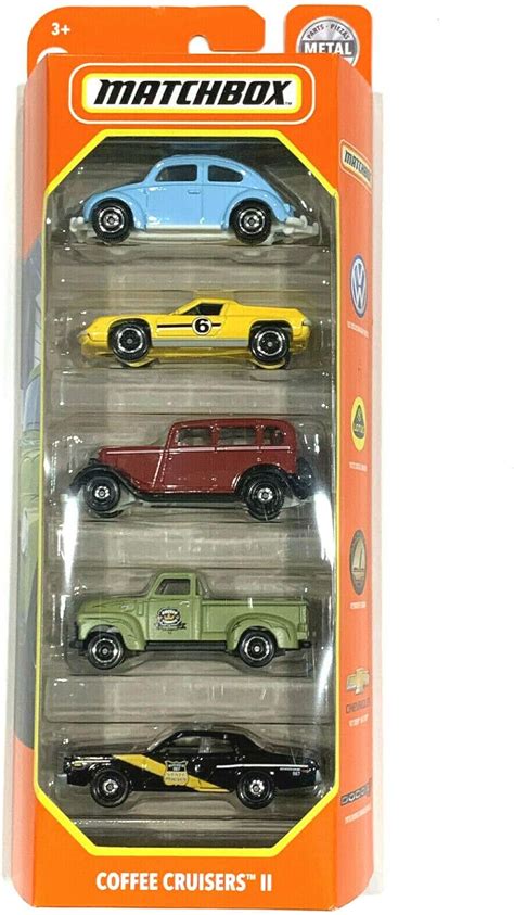 Matchbox 5 Pack 164 Scale Cars Coffee Cruisers Ii Buy Online At