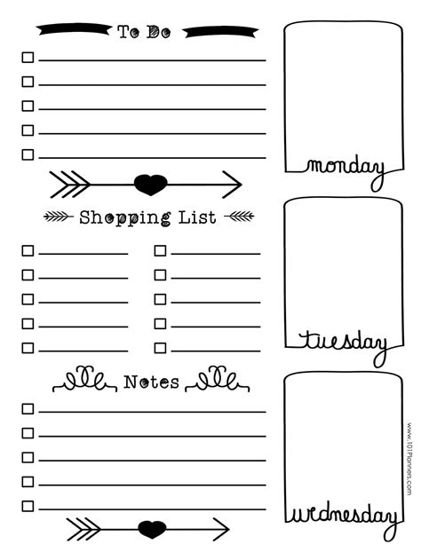 Bullet Journal Pages Printable Free
