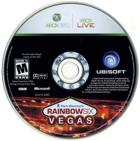 Tom Clancys Rainbow Six Vegas Cover Or Packaging Material Mobygames
