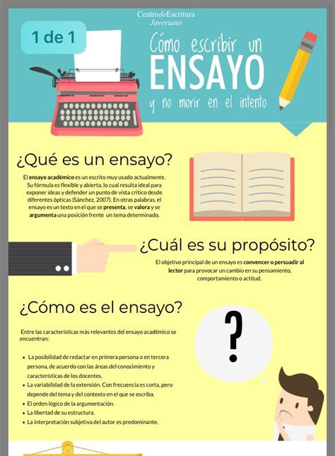 Pin De Paula Vanegas En Infografia Escribir Un Ensayo Como Escribir