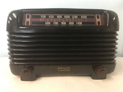 Philco 41 250 Tube Radio With Bluetooth Input Antique Retro