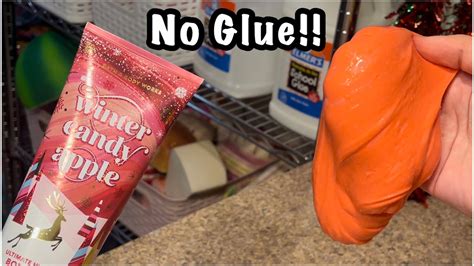 Lotion Slime 🎅🏻🎄 How To Make No Glue Lotion Slime Youtube
