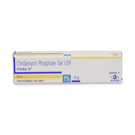 Clindac A 15 Gm Clindamycin Phosphate Gel Cleocin T Its Dosage
