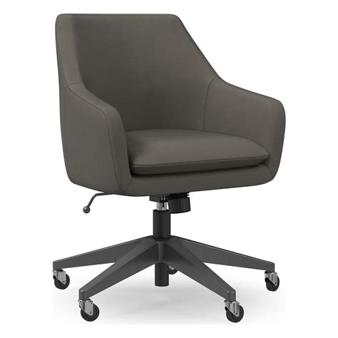 West Elm Helvetica Leather Office Chair Collection