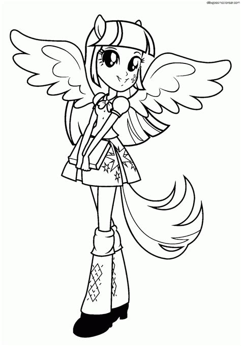 Dibujos De Personajes De Equestria Girls My Little Pony Para Colorear