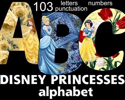 Disney Princess Alphabet
