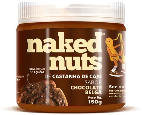 Pasta De Castanha De Caju Com Chocolate Belga Naked Nuts 150g