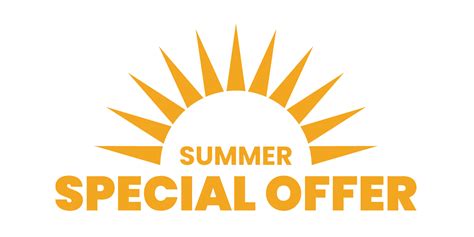 Summer Special Offer Logo Png For Digital Marketing Promotional