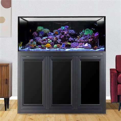 Nuvo Int 150 Gallon Lagoon Aquarium Black Aps Stand