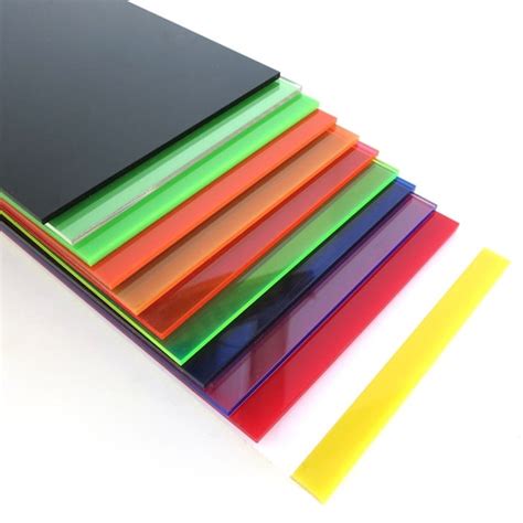 10020023mm Colored Acrylic Sheet Plexiglass Platediy Toy Etsy