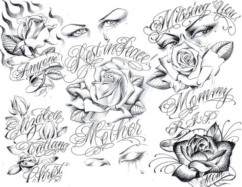 Gangster Tattoo Drawings Body Tattoo Art