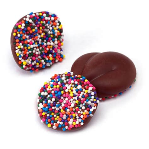 Milk Chocolate Drops With Rainbow Nonpareils Madison K Cookies