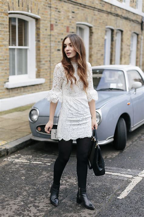 What Olivia Did White Topshop Lace Dress What Olivia Did Flickr