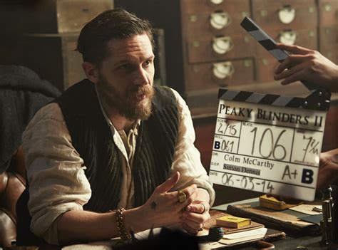 Fuckyeahpeakyblinders Behind The Scenes With Tom Hardy Tom Hardy As
