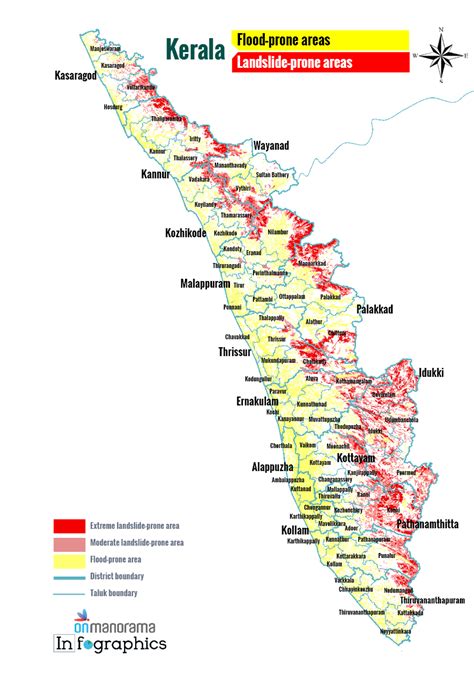 Kerala Map With District Kerala District Map Download Kerala State