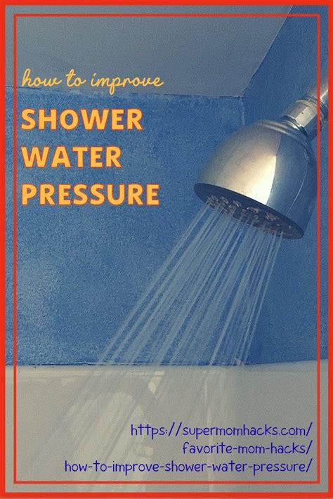 How To Improve Shower Water Pressure Pressure Improve How To Get Better
