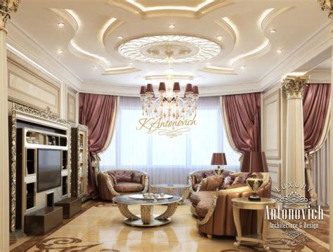 Interior Design Living Room In Classic Style