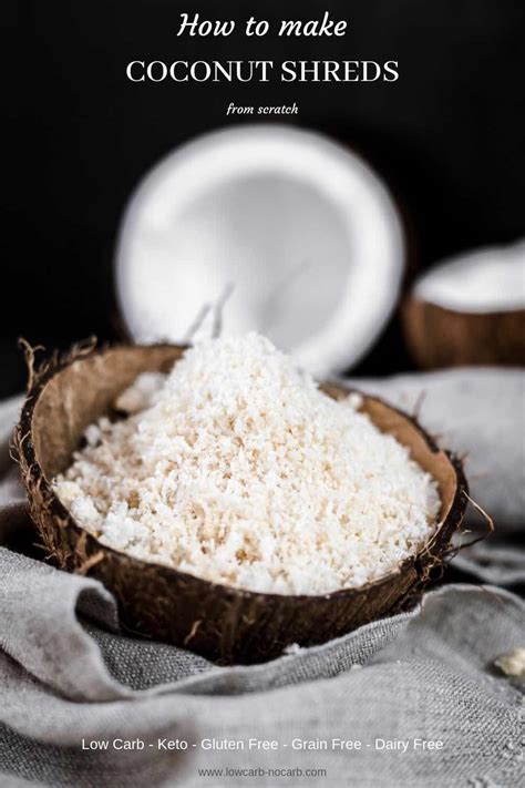 How To Make Shredded Coconut From Scratch? - Low Carb No Carb