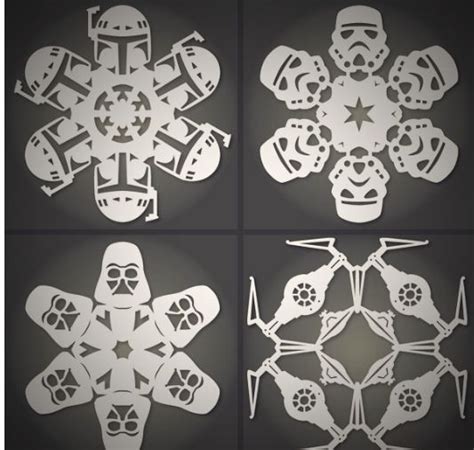 Diy Star Wars Snowflakes I Made The Boba Fett One Yesterday Could Not