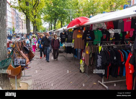 Flea Market Waterlooplein In Amsterdam Stock Photo Alamy