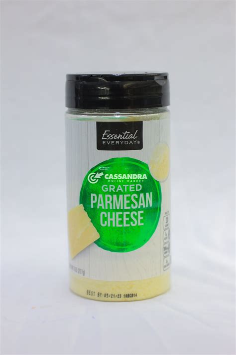 Essential Everyday Grated Parmesan Cheese Net Wt 8 Oz 227g