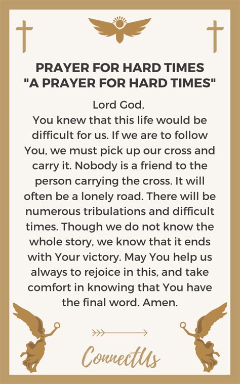 20 Powerful Prayers For Hard Times Connectus