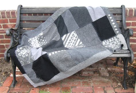 Patchwork Wool Blanket Wool Quilt Wool Throw Made From Etsy