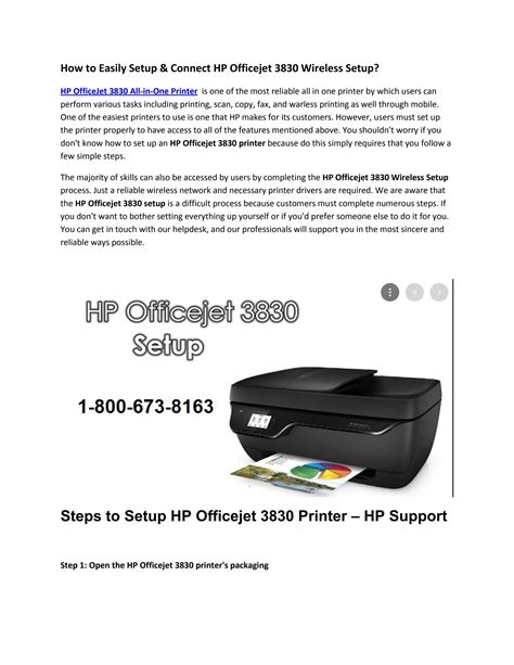 How To Easily Setup And Connect Hp Officejet 3830 Wireless Setup By
