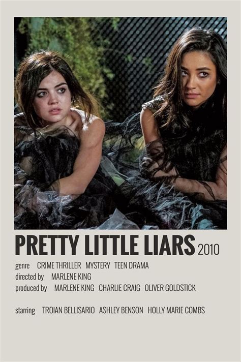 Pretty Little Liars Indie Movie Posters Movie Posters Minimalist