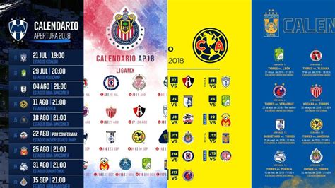 Liga Mx Calendario Del América Para El Clausura 2020 B58