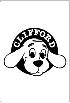 coloriage portrait de clifford le chien rouge