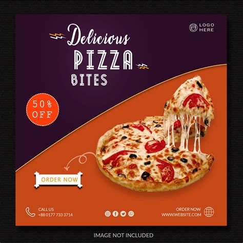 Social Media Post Pizza Banner Food Post On Behance