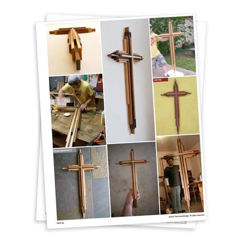 Our free woodworking plans come straight from the pages of woodsmith, shopnotes, and workbench magazines. 20-inch Wooden Cross Project Plans in 2020 | Woodworking ...