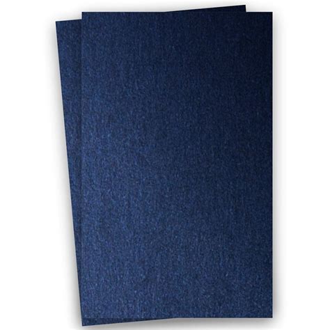 Stardream Metallic 11x17 Card Stock Paper Lapis Lazuli 105lb Cover 284