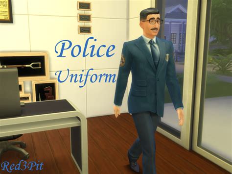 Police Uniform Cepzid Sims Police Uniforms Sims 4 Sim