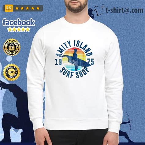 Amity Island Surf Shop 1975 Vintage Shirt Hoodie Sweater Tank Top