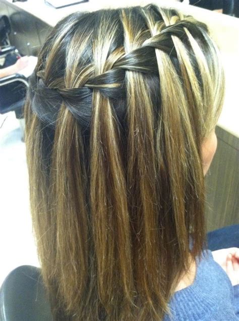 See more ideas about waterfall braid hairstyle, braided hairstyles, waterfall braid. Waterfall Braid - Hairstyles Weekly