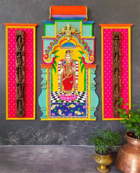 South Indian Temple Inspired Andaal Wall Panel Etsy In 2023 Indian