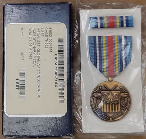 Us Forces Global War On Terrorism Expeditionary Medal And Ribbon Set
