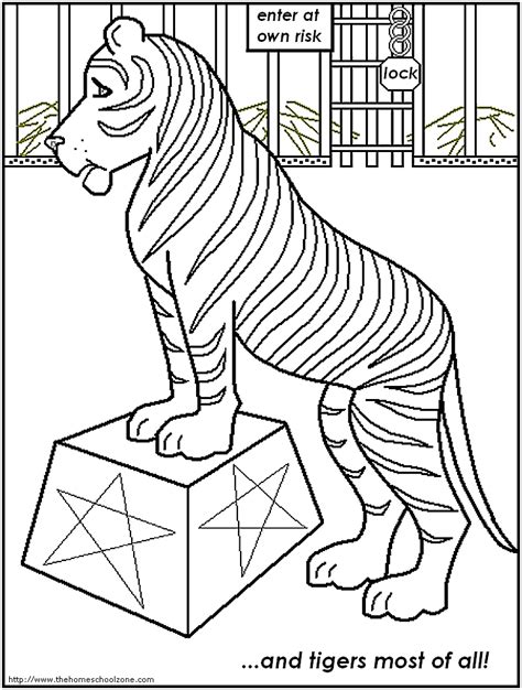 Circus Coloring Pages Printable Coloring Home