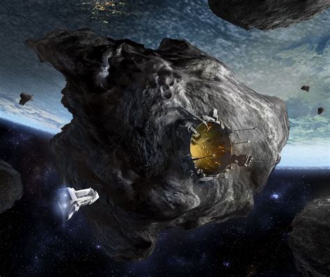 Sociolatte Asteroid Mining Station By Bas Ruhe Arte Sci Fi Sci Fi Art