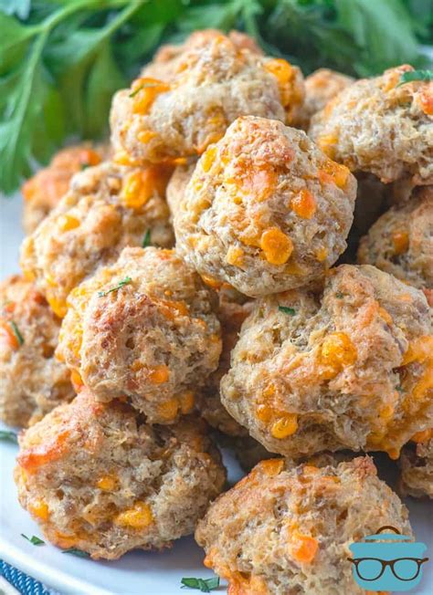 Cream Cheese Sausage Balls Video The Country Cook